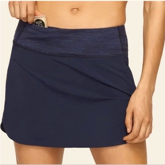 Outdoor Voice Women’s Hudson 4” Mini Skort size XXXL Navy Blue NWT - Picture 2 of 7